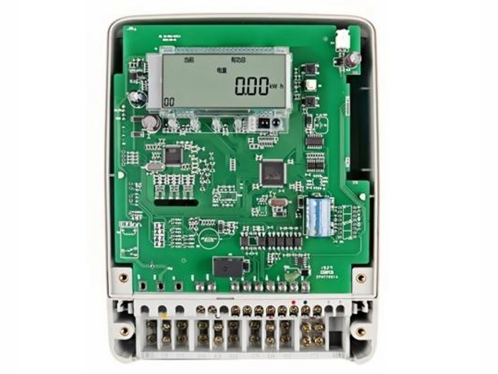 Electronic energy meter and metering electronics